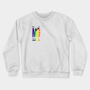 (small logo) Midnight Circus Pride to support Howard Brown Health Crewneck Sweatshirt